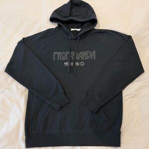 Obey Faded Black Graphic Hoodie